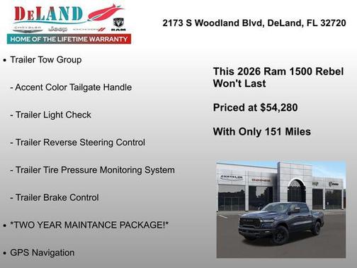 2026 RAM 1500 Rebel