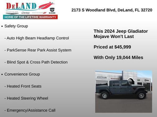 Anvil Clear Coat 2024 Jeep Gladiator Mojave