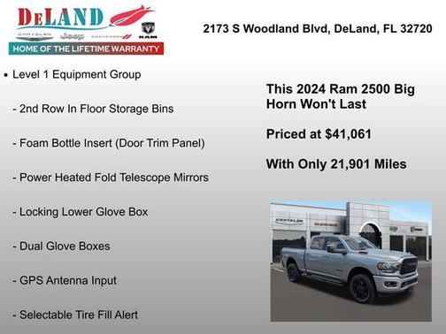 2024 RAM 2500 Big Horn Crew Cab 4x4 6'4' Box