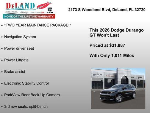 2026 Dodge Durango GT