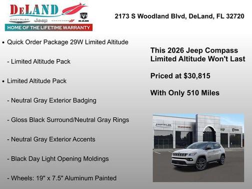 2026 Jeep Compass Limited