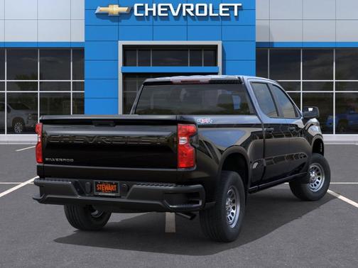 Black 2026 Chevrolet Silverado 1500 WT
