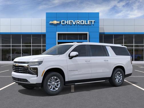 Summit White 2026 Chevrolet Suburban LT