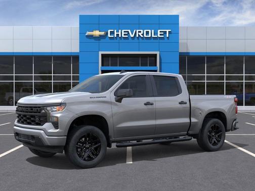 Sterling Gray Metallic 2025 Chevrolet Silverado 1500 Custom