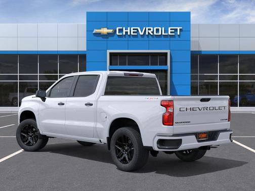 Summit White 2026 Chevrolet Silverado 1500 Custom