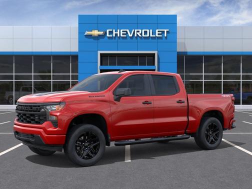Red 2026 Chevrolet Silverado 1500 Custom