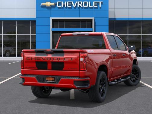 Red 2026 Chevrolet Silverado 1500 Custom