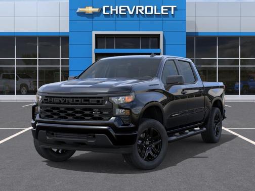 Black 2026 Chevrolet Silverado 1500 Custom