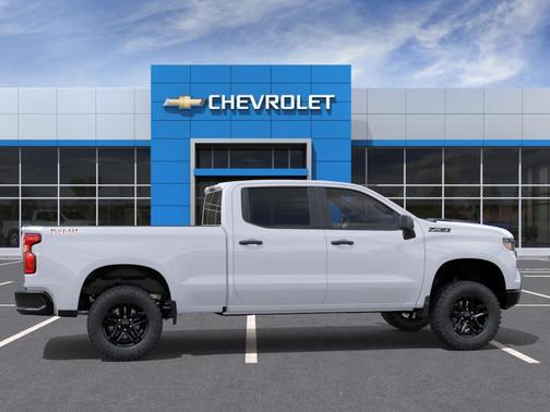 Summit White 2026 Chevrolet Silverado 1500 Custom Trail Boss