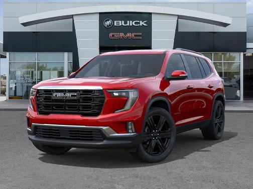 Red 2026 GMC Acadia Elevation