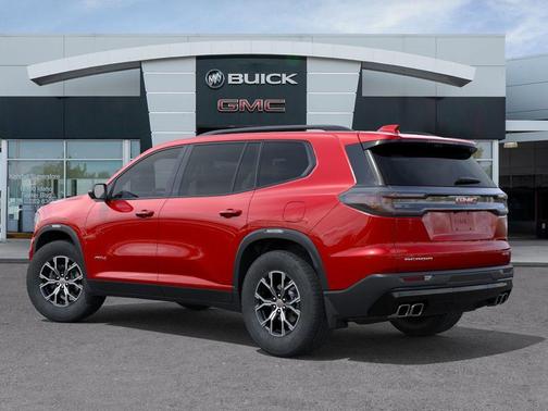 Red 2026 GMC Acadia AT4