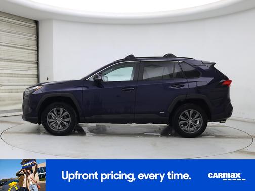 Blue 2024 Toyota RAV4 Hybrid XLE Premium