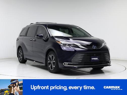 Blue 2025 Toyota Sienna Platinum