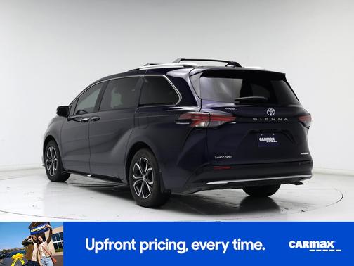 Blue 2025 Toyota Sienna Platinum