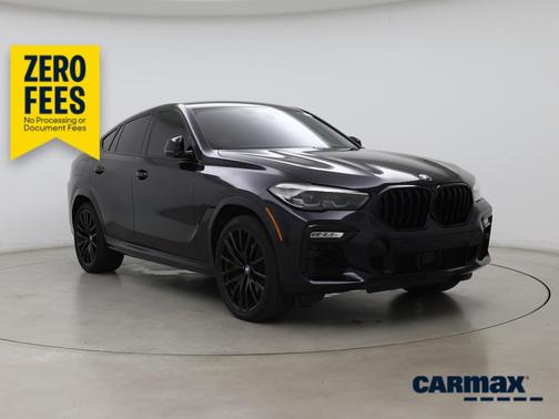 Black 2021 BMW X6 M50i