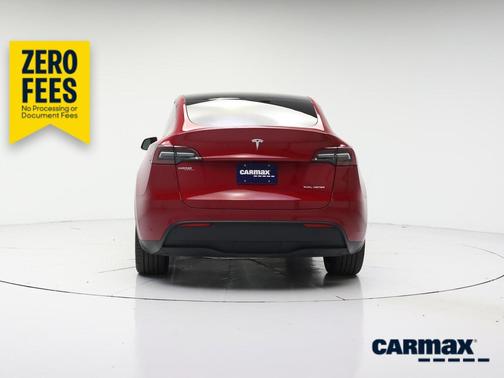 Red 2023 Tesla Model Y Long Range