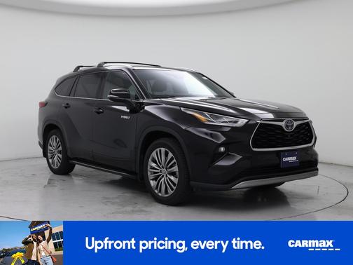 Brown 2020 Toyota Highlander Hybrid Platinum