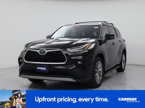 Brown 2020 Toyota Highlander Hybrid Platinum