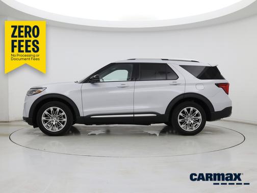 Silver 2025 Ford Explorer Platinum