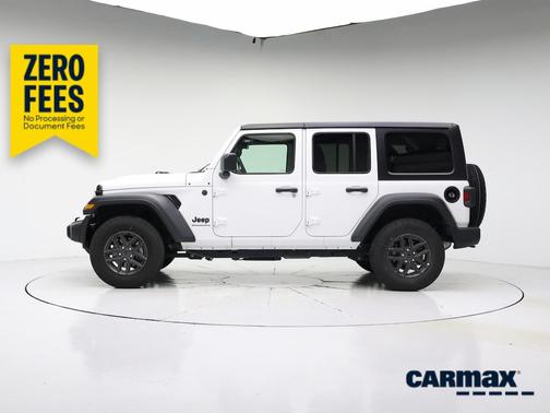White 2025 Jeep Wrangler Sport S