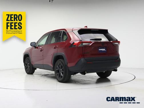 Red 2022 Toyota RAV4 LE