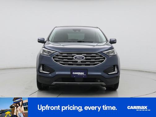 Blue 2019 Ford Edge Titanium