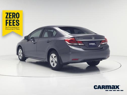 Gray 2014 Honda Civic LX