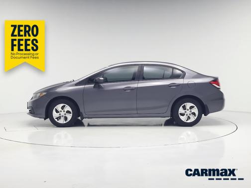 Gray 2014 Honda Civic LX