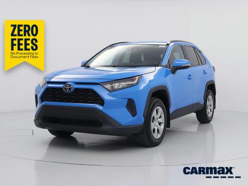 Blue 2021 Toyota RAV4 LE
