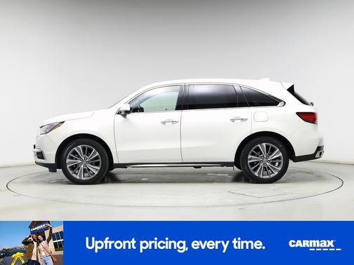 White 2018 Acura MDX Advance
