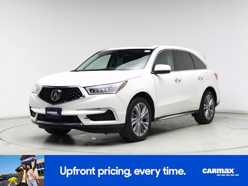 White 2018 Acura MDX Advance
