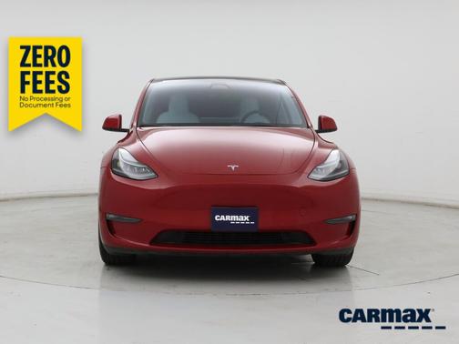 Red 2022 Tesla Model Y Performance