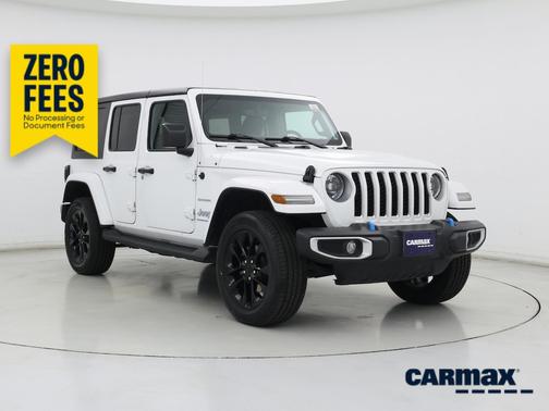 White 2023 Jeep Wrangler 4xe Unlimited Sahara