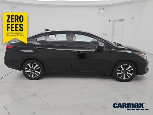 Black 2025 Nissan Versa SV