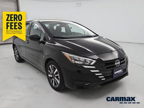 Black 2025 Nissan Versa SV