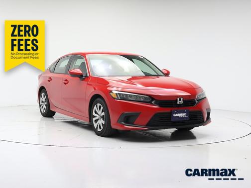 Red 2023 Honda Civic LX
