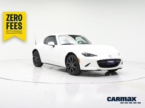 White 2024 Mazda MX-5 Miata RF Grand Touring