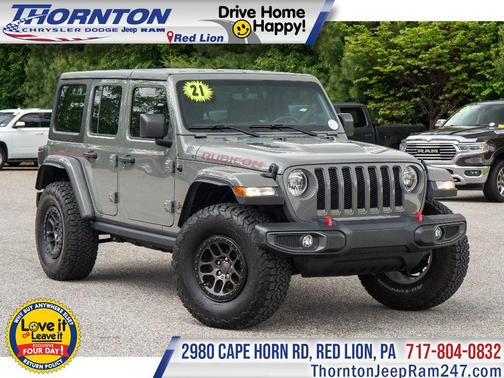 Sting-Gray Clearcoat 2021 Jeep Wrangler Unlimited Rubicon