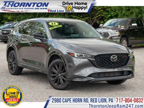 Machine Gray Metallic 2022 Mazda CX-5 2.5 Turbo