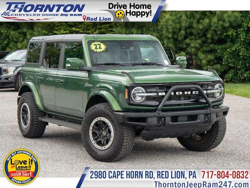 Eruption Green Metallic 2022 Ford Bronco Outer Banks