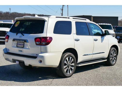 Blizzard Pearl 2021 Toyota Sequoia Limited
