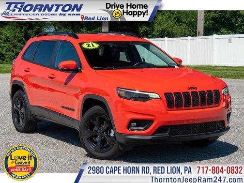 Spitfire Orange Clearcoat 2021 Jeep Cherokee Altitude