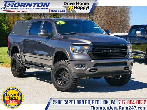 Granite Crystal Metallic Clearcoat 2021 RAM 1500 Big Horn/Lone Star