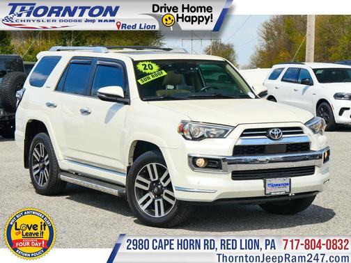 Blizzard Pearl 2020 Toyota 4Runner Limited