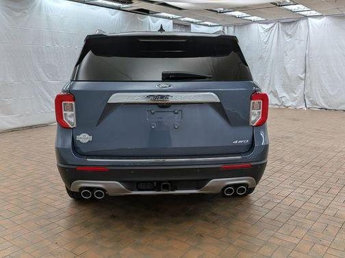 Infinite Blue Metallic Tinted Clearcoat 2021 Ford Explorer King Ranch