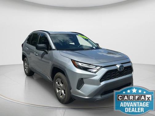 Silver Sky Metallic 2023 Toyota RAV4 Hybrid LE