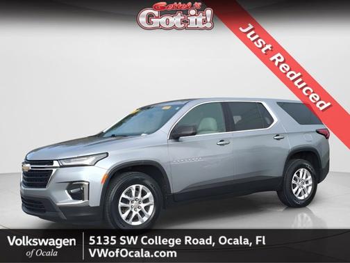 Sterling Gray Metallic 2023 Chevrolet Traverse LS