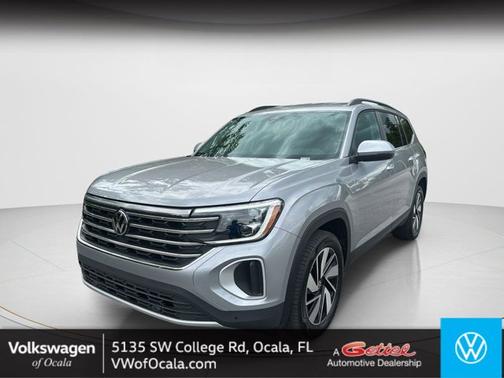 Silver Mist Metallic 2025 Volkswagen Atlas 2.0T SE w/Technology