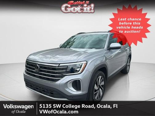 Silver Mist Metallic 2025 Volkswagen Atlas 2.0T SE w/Technology