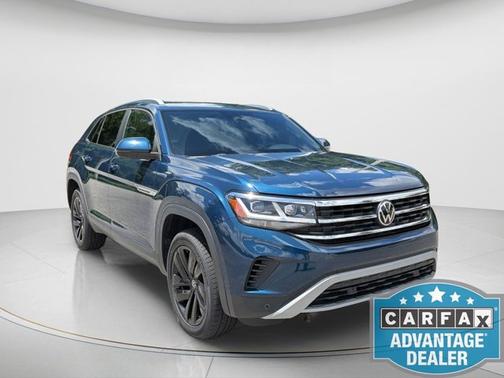 Tourmaline Blue Metallic 2022 Volkswagen Atlas Cross Sport 2.0T SE w/Technology